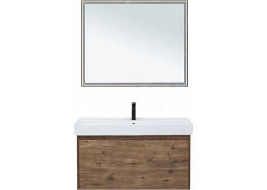 Aquanet Мебель для ванной Nova Lite 100 дуб рустикальный – картинка-3