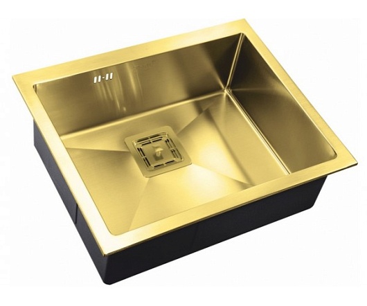 Zorg Кухонная мойка INOX-PVD SZR-5844 BRONZE – фото, картинка, фотография-1