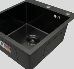 Hoffger Мойка для кухни 4550 Black ECO – фотография-3