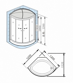 Appollo Душевая кабина TS-50W – фотография-2