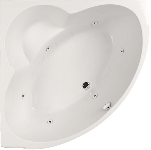 Aquatika Акриловая ванна Аквастандарт Эпюра Basic 140x140 cм – фото-1