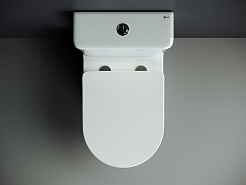 Ceramicanova Унитаз напольный пристенный с бачком Mia Rimless CN1801 белый – фотография-6