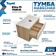 Teymi Тумба с раковиной Ritta 75 дуб эврика/белый матовый T60521 раковина T50104 – картинка-16