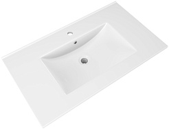 Teymi Тумба с раковиной Vitra 80 подвесная дуб/белый – фотография-7