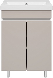 Misty Тумба с раковиной Майна 60 сливки/белая – фотография-1