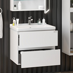 Onika Мебель для ванной Эвада 70 подвесная белая – фотография-7