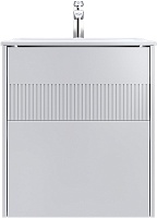 Am.Pm Тумба с раковиной Func 60 подвесная белая матовая