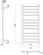 Domoterm Полотенцесушитель Медея П12 (4-4-4) 500x1200 хром – картинка-6