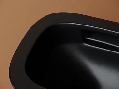 Ceramicanova Подвесной унитаз Union Торнадо CN4009TMB безободковый чёрный матовый – фотография-2