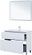 Aquanet Тумба с раковиной Алвита New 100 Flat белая матовая – картинка-45