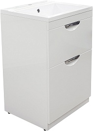 Mixline Тумба под раковину Атлантик 56 белая – фотография-2