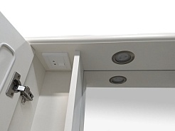 Misty Зеркало-шкаф для ванной Лувр 105 белый – фотография-2