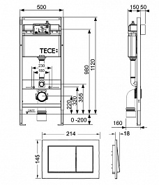 TECE Система инсталляции для унитазов Base – фотография-3