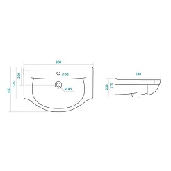 Misty Мебель для ванной Эльбрус 80 – фотография-2
