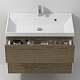Водолей Мебель для ванной Best 80 подвесная дуб крымский коричневый – фотография-12