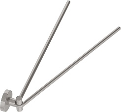 Cezares Полотенцедержатель двойной поворотный Relax RELAX-THD-S-IN сатин – фотография-2