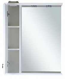 Misty Зеркало-шкаф для ванной Лувр 75 L белый – фотография-5