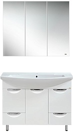 Misty Мебель для ванной Лаванда 80 с ящиками – фотография-1