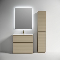 Sancos Тумба под раковину напольная Folk Floor 90 капучино – фотография-3