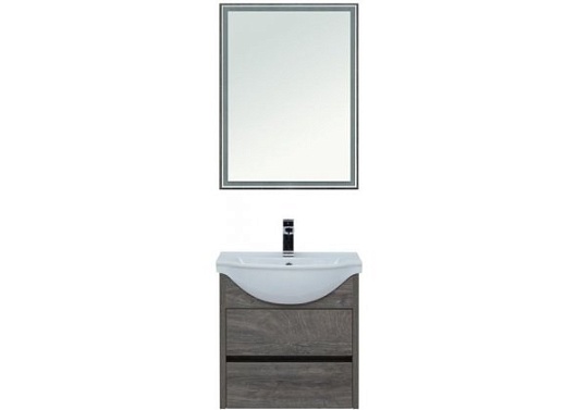 Aquanet Тумба с раковиной Сидней 60 дуб рошелье – фотография-4