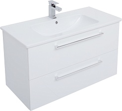 Dreja Мебель для ванны GIO 100 белый глянец – фотография-4