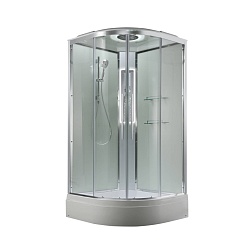 Avacan Душевая кабина 110/110 EM3011LEDT прозрачная – фотография-12