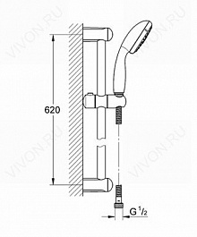 Grohe Душевой гарнитур "Tempesta New 100 27794000" – фотография-2