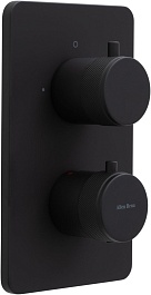 Allen Brau Смеситель для ванны Priority 5.31213-31 (с внутренней частью, 2 выхода) черный матовый – фотография-1