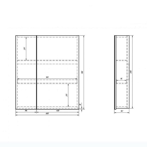 Alvaro Banos Мебель для ванной Valencia máximo 60, зеркало Viento – фотография-8