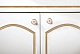Бриклаер Мебель для ванной Лючия 70 белый глянец/золото, шкафчик – картинка-12