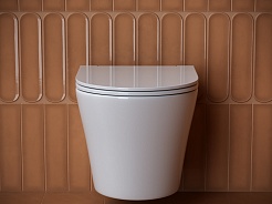 Ceramicanova Подвесной унитаз Rimless Forma CN3011 белый – фотография-4