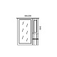 Aqualife Design Зеркальный шкаф для ванной Гент 70 – картинка-6