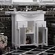 Opadiris Мебель для ванной Тибет 75 белая, с художественным стеклом – картинка-14