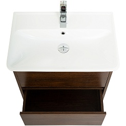 BelBagno Тумба под раковину Neon 50 с 2 ящиками подвесная Rovere Scuro – фотография-4