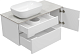 Misty Тумба с раковиной Роял 100 подвесная белая матовая – картинка-16