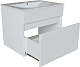 Mixline Тумба под раковину Брикс 60 подвесная белая – фотография-8