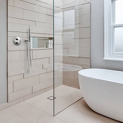 Paini Смеситель для ванны и душа Cox 78CR690TH с термостатом, встраиваемый, хром – фотография-3