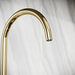 Sancos Смеситель для кухни Taper полированное золото SC4012ZG PVD покрытие – фотография-4
