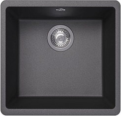 Florentina Мойка кухонная Вега 400 черная – фотография-1