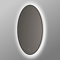 Vincea Зеркало 70x70 VLM-3DE700B с ореольной подсветкой черное – фотография-2