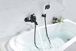 Aquatek Душевая система Классик AQ1549MB матовый черный – фотография-5