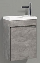 BelBagno Тумба для умывальника PIETRA MINI-400 R Stucco Cemento – фотография-1