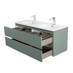 BelBagno Тумба с раковиной Kraft 120-2 подвесная Еловый матовый с раковиной BB-8099-120-2 – фотография-8