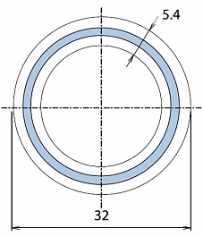 ФД Пласт Труба PPR PN 20 Дн-32 х 5,4 мм (арм. AL) PREMIUM, серая – фотография-2