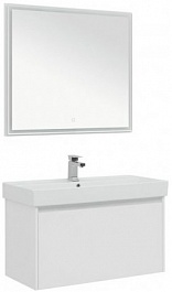 Aquanet Мебель для ванной Nova Lite 90 белая – фотография-1