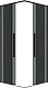 Grossman  Душевой уголок Galaxy 100x100x195 профиль черный матовый стекло тонированное – фотография-13