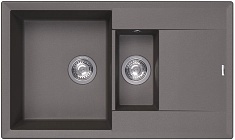 Florentina Мойка кухонная Тоскана 860 К серый шелк