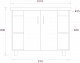 Onika Мебель для ванной Тимбер 100.10 серая/дуб сонома – картинка-24