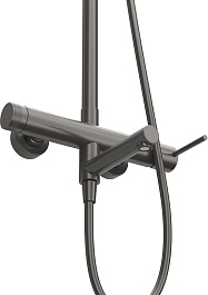 Cezares Душевая система RELAX-CVD-GM оружейная сталь – фотография-3