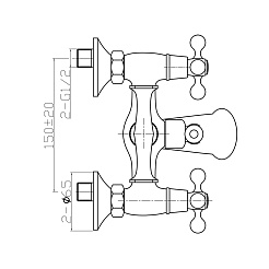 Raiber Смеситель для ванны R0090 – фотография-2